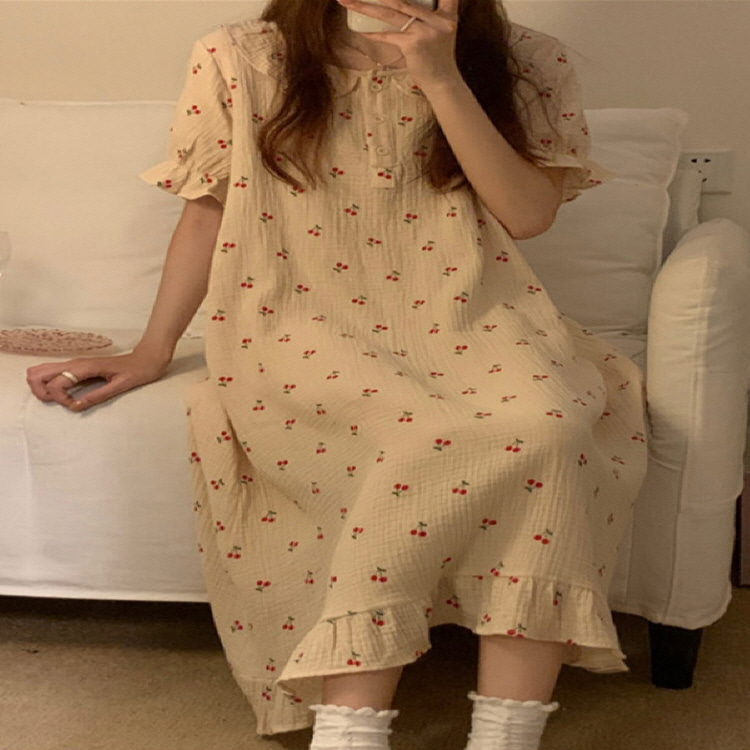21JUN349 수입여성의류 패턴 큐티 루즈핏 홈웨어 파자마 잠옷세트w-girlz
